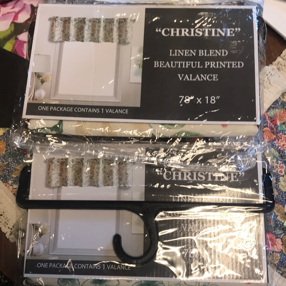 Brand New Floral Valences